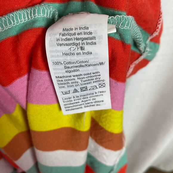 J.Crew Rainbow Stripe Maxi Dress Sz.L - Picture 13 of 15